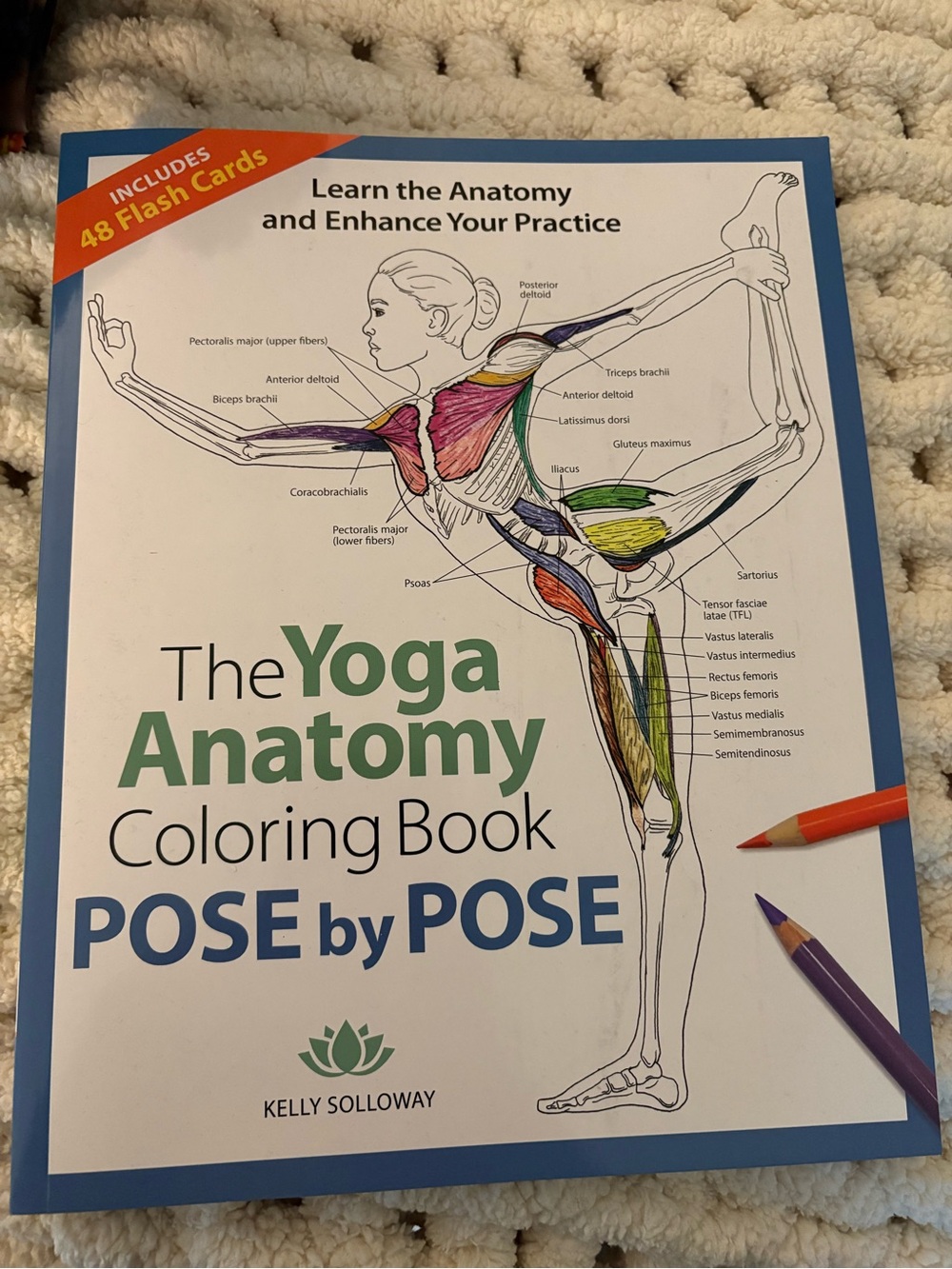 The Yoga Anatomy Coloring Book- unused!